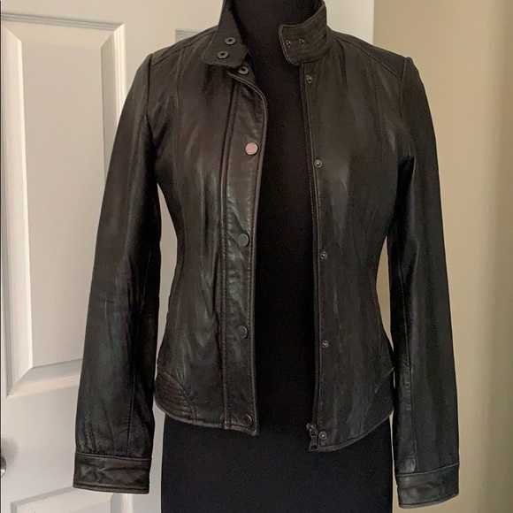 Tommy Hilfiger 100% genuine leather jacket size XS - Picture 2 of 8